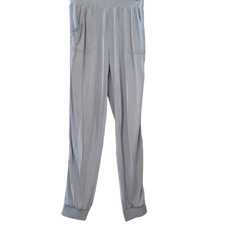 G by Giuliana pants double pocket ribbing lace accent summer fall spring casual